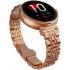 HiFuture Aura Woman Bluetooth Smart Watch, 1.04″ AMOLED Display, IP68 Waterproof, up to 7 days daily use, Heart rate & Sleep Monitoring - Rose Gold